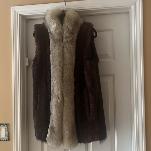 Mink & Fox Fur Vest - Picture 3 of 7